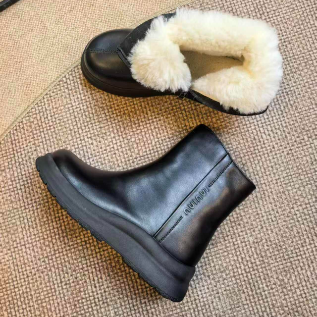 
800-812 Winter wool boots non-slip warm Martin boots women's boots 9905