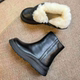 
800-812 Winter wool boots non-slip warm Martin boots women's boots 9905