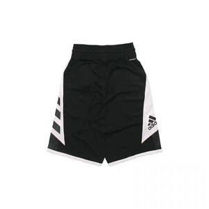
Adidas men's black and white classic football basketball training quick-drying breathable shorts BQ9871 FH7947