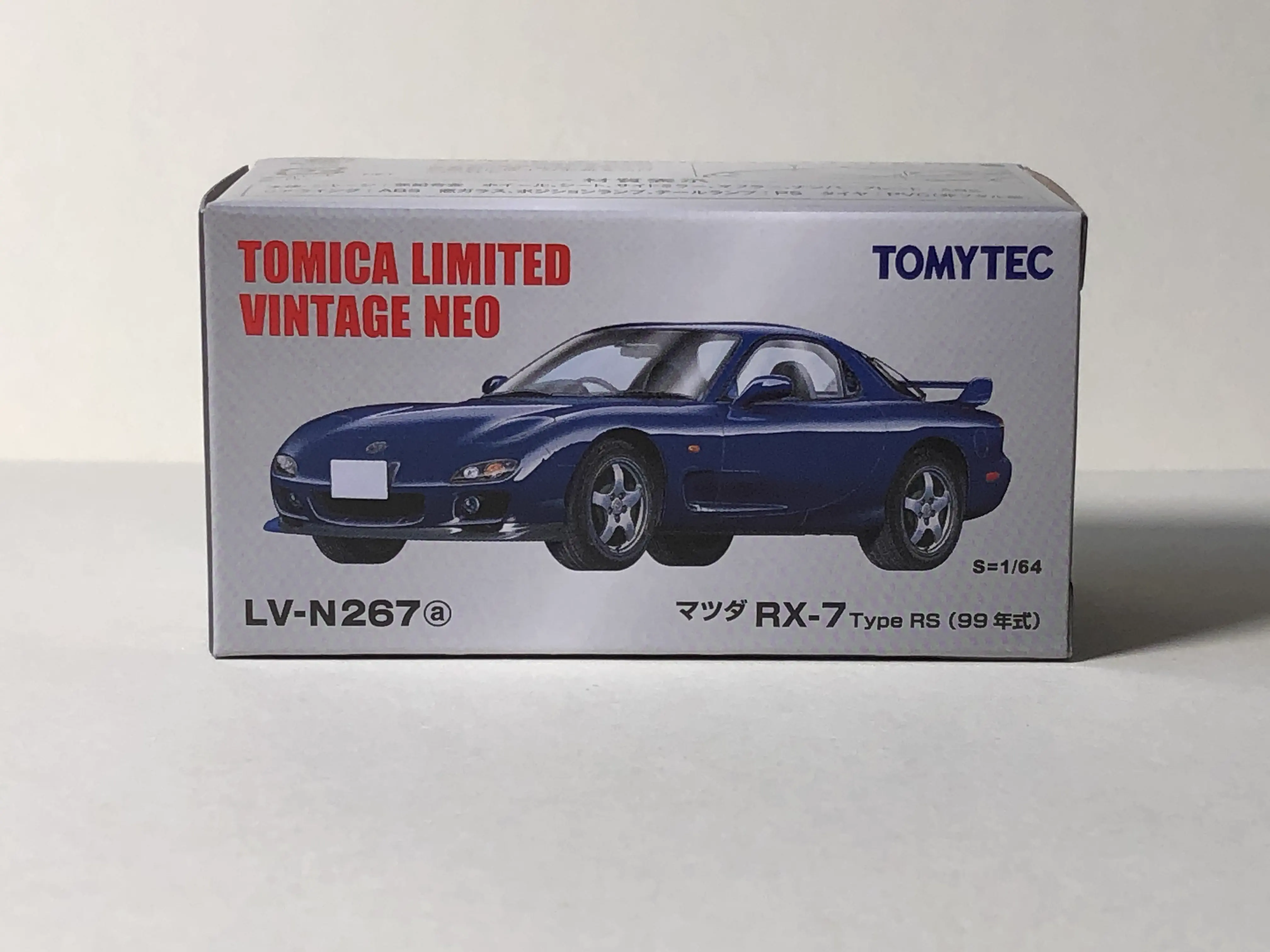多美卡TLV LV-N267a Mazda RX7 Type RS 99年式蓝1:64合金车模-Taobao