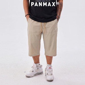
PANMAX plus size men's stretchy loose casual comfortable outdoor breathable summer casual pants shorts