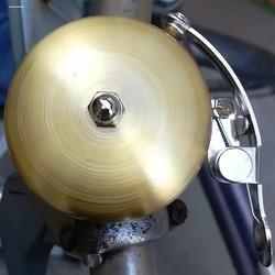 Mountain bike bicycle bell, crisp and long sound, retro bicycle copper bell