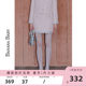 BANANA BABY Spring 2025 new sweet and elegant small fragrance skirt for women high waist splicing short skirt
