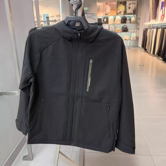 
ANTA Jacket Men's Velvet Hooded Woven Sports Top Winter Warm 1 Water-Repellent Jacket 152547613N