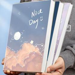 Cloud Wish Plastic Cover Notebook ins Stylish and Beautiful Student Thickened Diary Notebook for Junior High School Students
