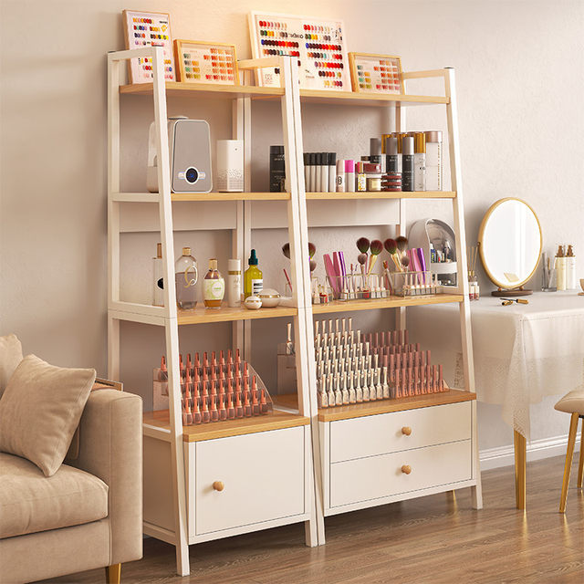 Beauty Racks Cosmetics storage rack, ladder, manicure display rack, nail polish ...