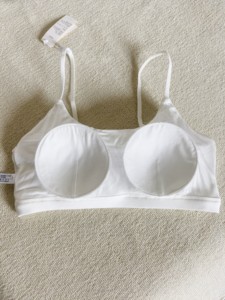 
Bra strap popular sports bra women's all-in-one vest style no rims silk cup girl vest style bra