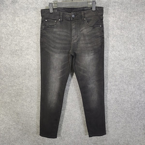 J Men's Wear 2026 Summer Thin, Versatile and Comfortable Solid Color Slightly Elastic Trousers Black Gray Slim-fitting Small-leg Jeans