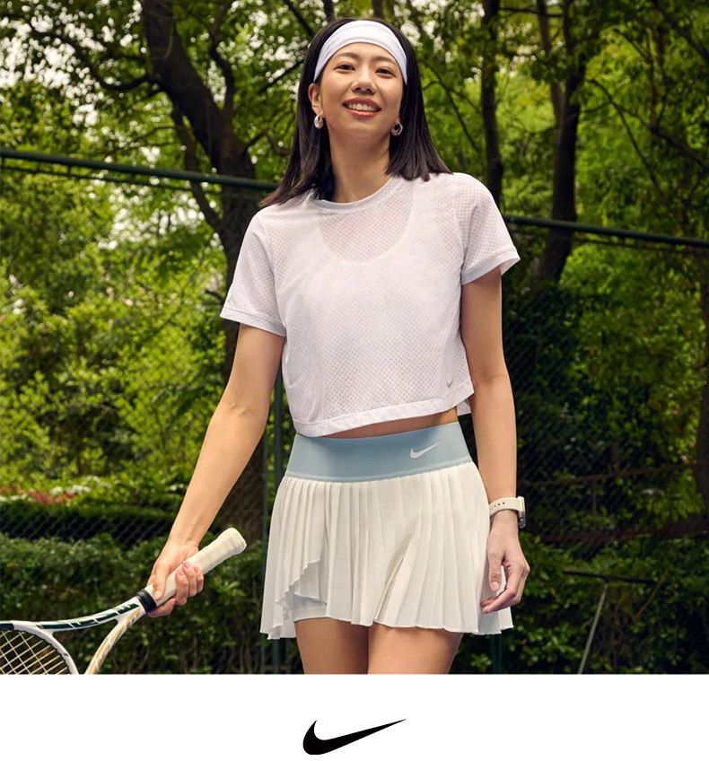 White Tennis White Pleated Skirt Nike Nike White Pleated Tennis