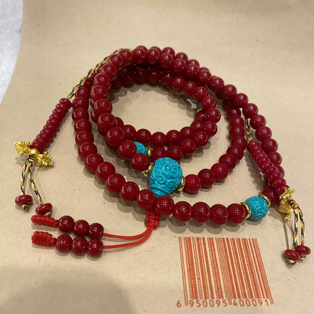 民間收集 銅製 貴石象嵌 ブレスレット 根付 稀少  日本 伝統 工芸（ブレスレット｜男女兼用アクセサリー