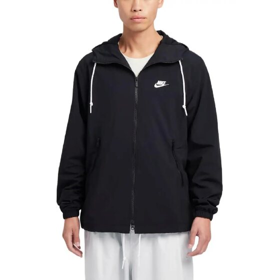 Nike Clubwoven Men's Zip Hooded Casual Sports Jacket FB7398-010