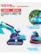 Foreign trade quality Lili engineering vehicle Excavator 32501 360-degree rotation Children's educational toys