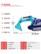 Foreign trade quality Lili engineering vehicle Excavator 32501 360-degree rotation Children's educational toys
