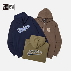 
24 new NewEra MLB couple jacket men and women NY embroidered hooded sports jacket 14385213