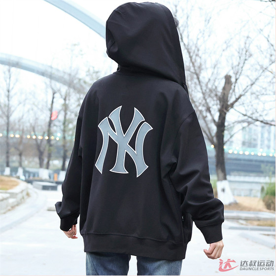 
24 new MLB couple jacket men and women NY college style casual hooded cardigan sports jacket 3ATRB0441