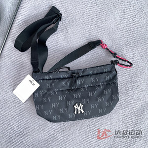 
25 new MLB couple crossbody bag men and women NY retro old flower full print adjustable shoulder bag 3ACRM145N