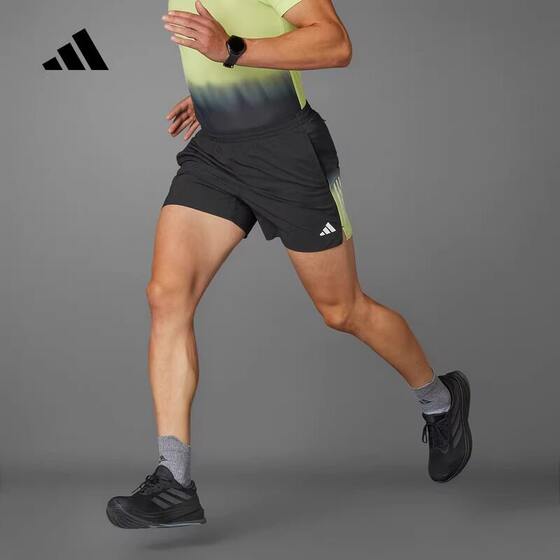 
Adidas Adidas genuine men's pants 2026 summer new running fitness woven quick-drying shorts JC9890