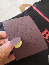 Abs Brand Bowling Shoe Sole Slip Aid Velcro, 12 Pieces Per Bag, Helps with Shoe Sole Slip