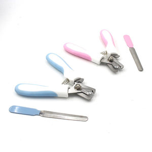 
Pet dog grooming supplies with nail clipper set stainless steel trimming cat nail clipper cleaning tool file