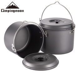 Hot selling CAMPINGMOON outdoor pot portable camping pot picnic supplies equipment pot outdoor cooking utensil set