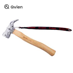 
qvien tent camping stainless steel hammer portable ground nail hammer stainless steel hammer outdoor hammer camping survival hammer
