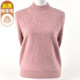 100 pure wool sweater half turtleneck thickened sweater for women 2025 new style foreign style mother inner cashmere bottoming sweater winter