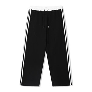 
Korean Dongdaemun purchasing agent for autumn and winter high-quality fashionable side lines that can bind the feet, sports plus velvet casual pants, men's sweatpants