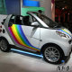SMART Smart car sticker, pull flowers, new energy decoration modified car stickers rainbow body film coating
