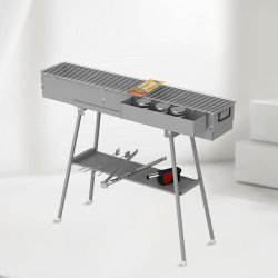 Butterfly Grill Outdoor Household Charcoal Barbecue Grill Large Thickened Outdoor Bbq Rack Full Set