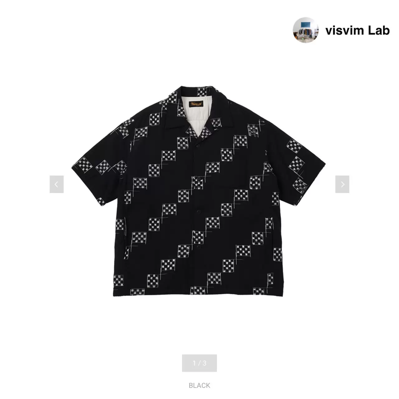 订购』visvim SS LANGER SHIRT HICKORY DMGD 24FW 条纹衬衫
