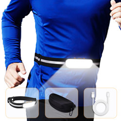 Night Running Light, Waist Light, Ultra-Long Battery Life, Rechargeable Floodlight, Red and White Light, Strobe Light, Lightweight Magnetic Desk Lamp, Work Light