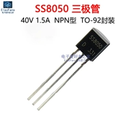 (50 chiếc) Giắc cắm trực tiếp SS8050 NPN loại dòng điện cao 1.5A 40V bóng bán dẫn triode công suất thấp thường được sử dụng