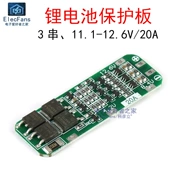 3 dây 20A dòng điện cao 18650 pin lithium ban bảo vệ 11.1V 12V 12.6V 3 phần loạt mô-đun nguồn điện