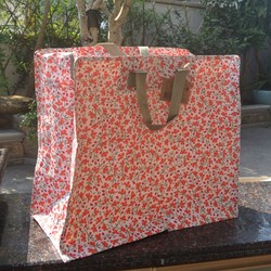 Zippered Storage Bag, Waterproof Large-Capacity Quilt Storage Bag, Moving Packing Bag, Portable Woven Bag, Snakeskin Bag