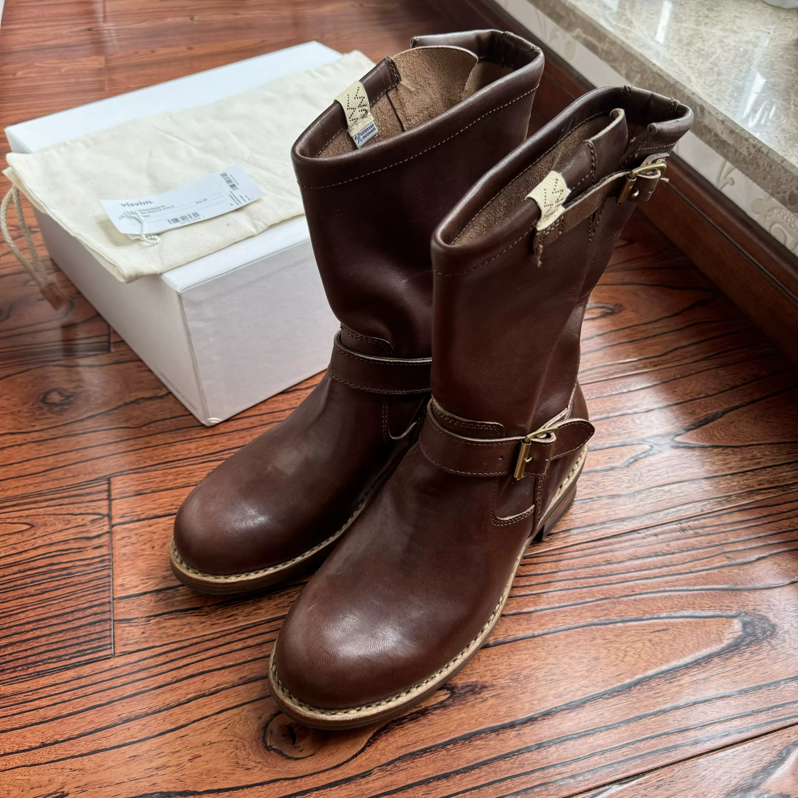 Visvim 23aw LANDERS BOOTS-FOLK 工程师靴子