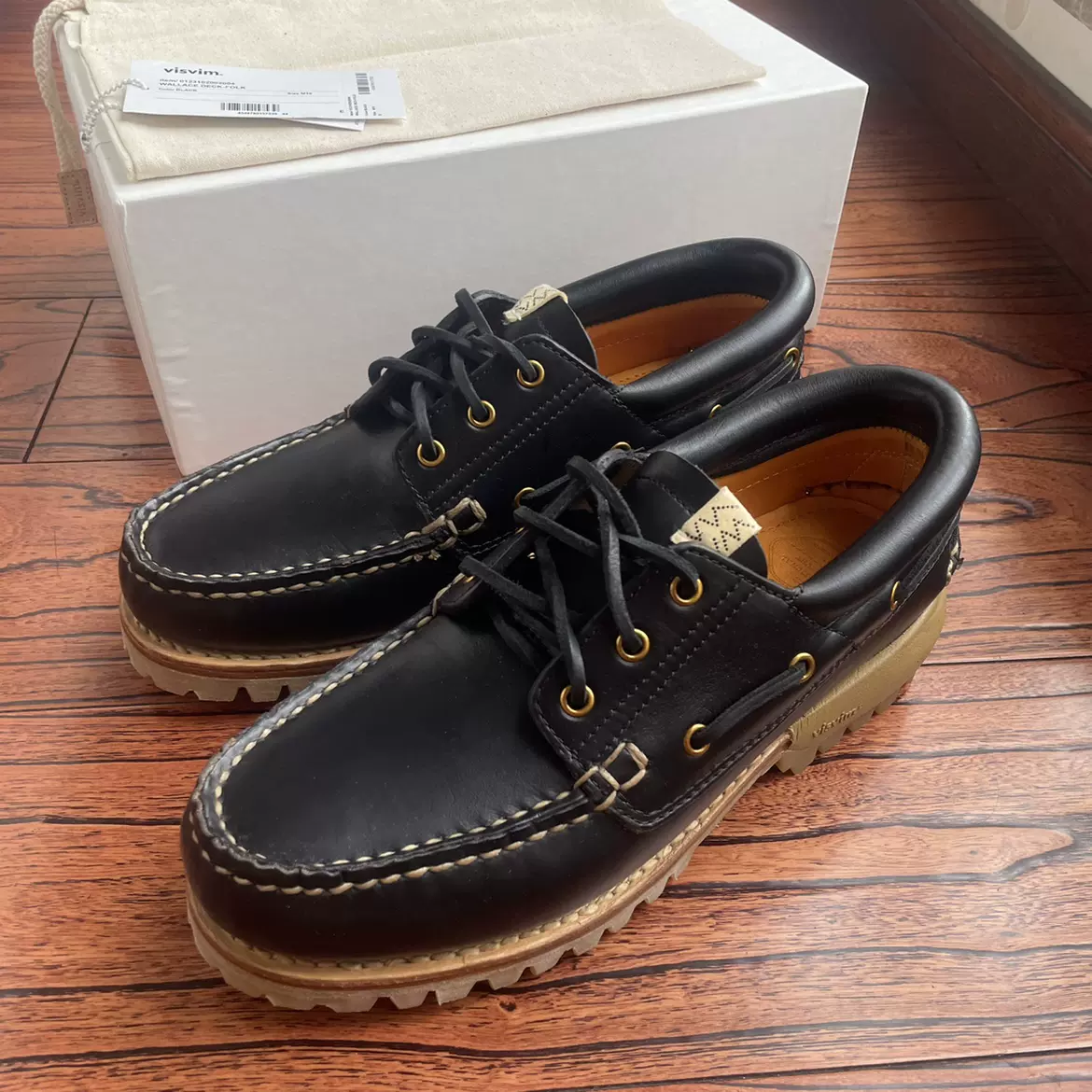Visvim 23ss WALLACE DECK-FOLK 帆船鞋