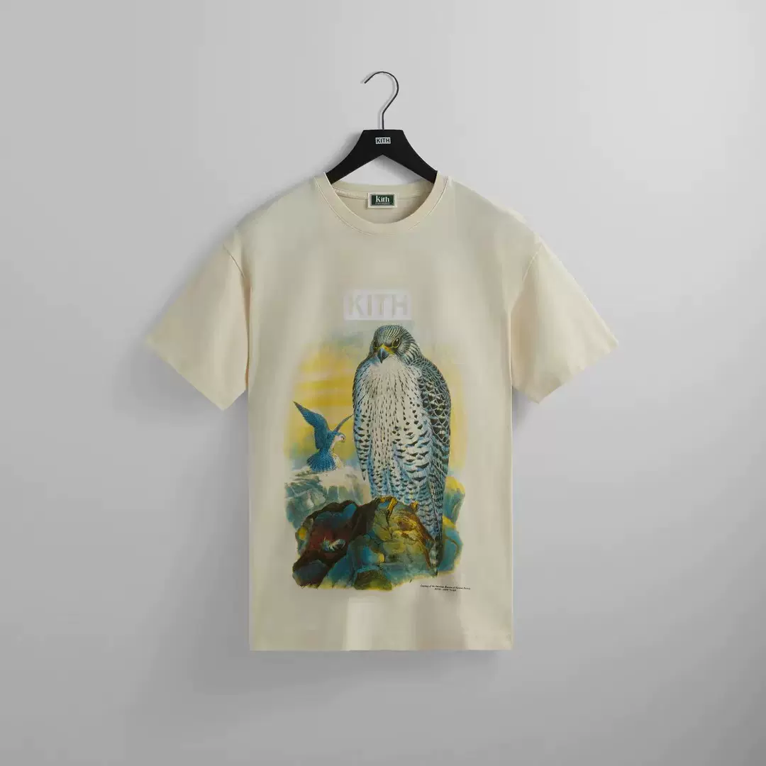 KITH Jacobean Serif Logo Vintage Tee 花卉LOGO 短袖T恤