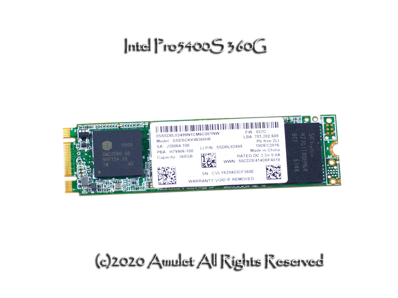 Intel 540s Ssd 360gb Intel SSDSCKKF360H6X1 SSD Pro5400s Series