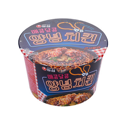 韩国进口方便面 农心甜辣炸鸡味拌面122g 裹酱鸡味拌面方便速食