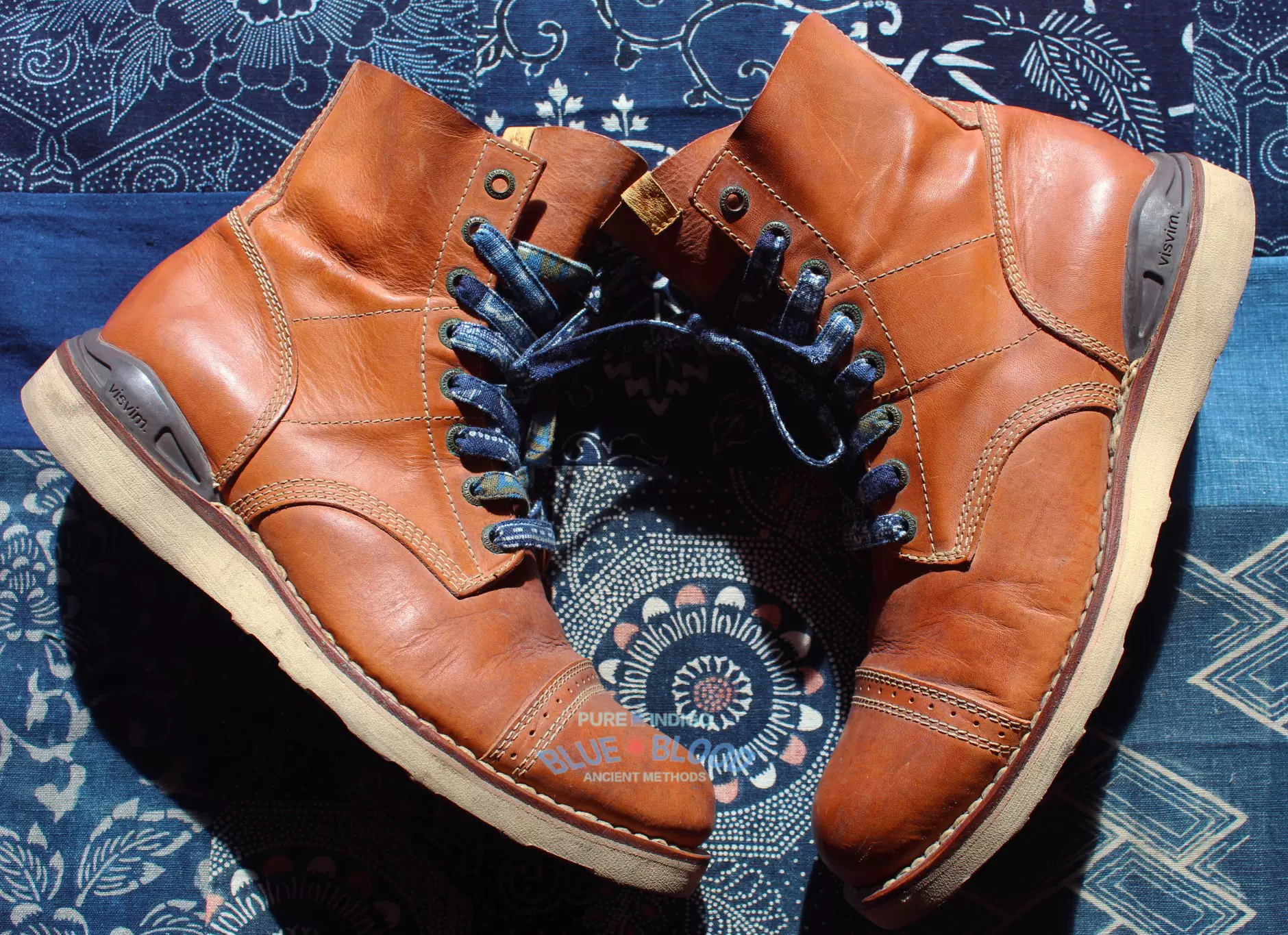 visvim 古布　藍染生地 継ぎ接ぎ 襤褸 薄手 古布 アンティーク ファインアート BORO VISVIM