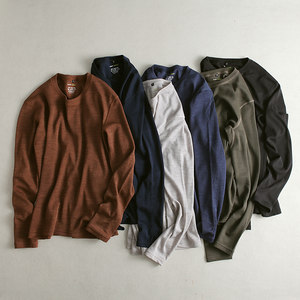 
Men's Merino Wool Quick Dry Clothes Fitness Outdoor Running Sports Base Lingerie Warm Wool Long Sleeve T-shirt