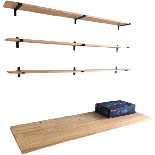 Word Wall Rack Wall storage rack one-word partition wall wooden bookshelf wine rack ...
