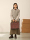 Octopusme octopus home round neck loose knit vest vest vest autumn and winter lazy asymmetric horse clip sweater female