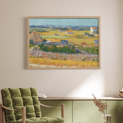 Van Gogh Monet Sofa Background Wall Hanging Painting Electric Meter Box Living Room Decorative Painting Bedroom Corridor Abstract Art Mural