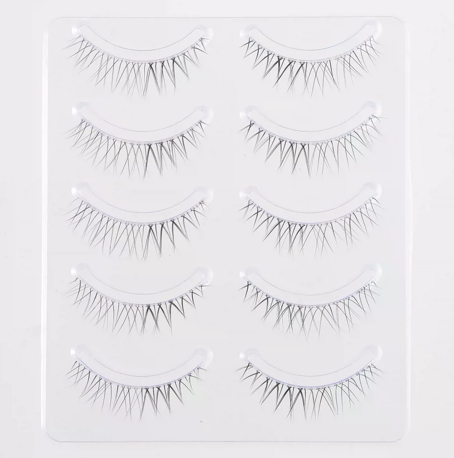 花婿花嫁眼尾加长假睫毛女仿真自然交叉浓密素颜上眼睫毛