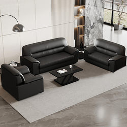Office Sofa, Business Reception Sofa, Coffee Table Set, Government Agency Sofa