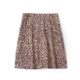Leopard print skirt, new A-line mid-length skirt in summer, slim and versatile thin women's skirt K/16-4

