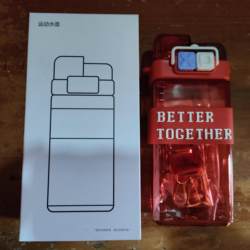 Popular water cup high borosilicate gift box