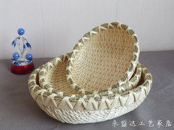 Round Rattan Wicker Basket, Small Storage Basket, Storage Basket, Display Basket, Sewing Basket, Dustpan Basket, Food Basket