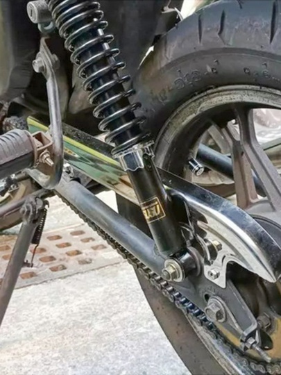 Twpo Cg125オートバイチェーンカバー - ステンレス鋼製保護カバー